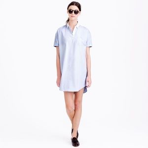 J. Crew Light Blue Demylee Georgia Shirtdress